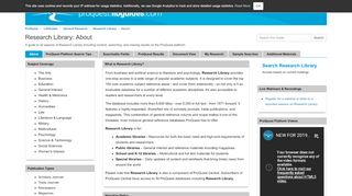 
                            8. About - Research Library - LibGuides at ProQuest