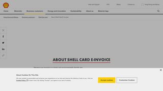 
                            8. About Shell Card E-Invoice | Shell Hong Kong and Macau