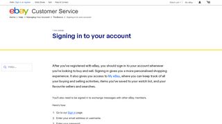 
                            7. About Signing in to Your Account - eBay