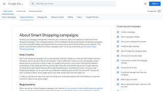 
                            11. About Smart Shopping campaigns - Google Ads Help