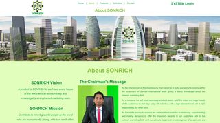
                            8. About - Sonrich International
