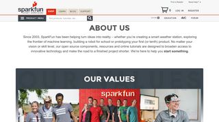 
                            8. About SparkFun - SparkFun Electronics