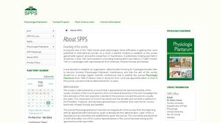 
                            12. About SPPS - Scandinavian Plant Physiology Society