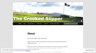 
                            4. About | The Crooked Slipper