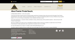 
                            12. About The Golf Resorts Club SA - Premier Private Resorts