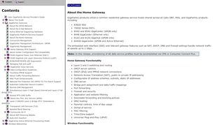 
                            6. About the Home Gateway - Calix GigaFamily Service Provider's Guide