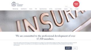 
                            5. About | The Insurance Institute