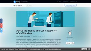 
                            11. About the Login and Registration Issues on uCoz Websites - UcoZ Blog