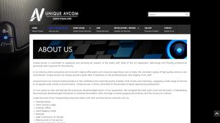 
                            4. About Unique Avcom