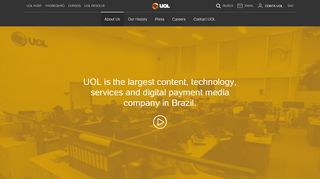 
                            7. About UOL: Get to know the largest Brazilian online content and digital ...