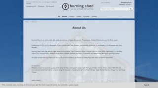 
                            6. About Us - Burning Shed