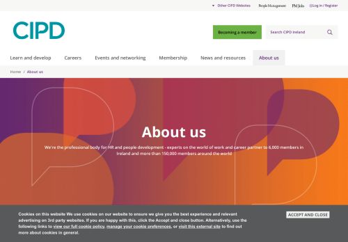 
                            3. About Us | CIPD