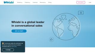 
                            4. About us - Conversational Sales & Marketing Platform | Whisbi