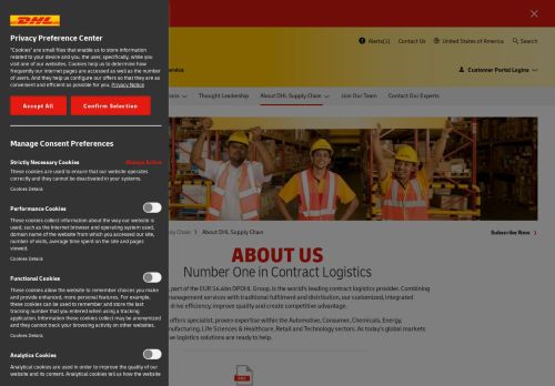 
                            5. About Us | DHL Supply Chain | United States of America