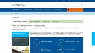 
                            5. About Us - Franklin Templeton Investments