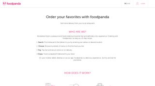 
                            8. About us | Order food online | foodpanda | foodpanda