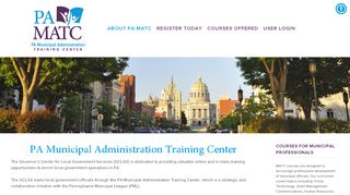 
                            11. About Us | PA MATC — PA Municipal Administration Training Center