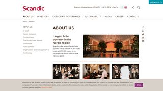 
                            10. About us | Scandic Hotels Group