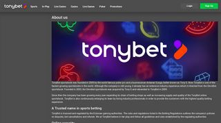 
                            11. About us - TonyBet