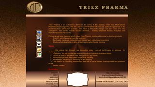 
                            3. About Us :: Triex Pharma :: Powered by Creative Innovations