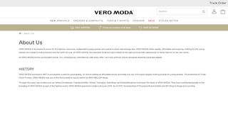 
                            8. About Us - Vero Moda