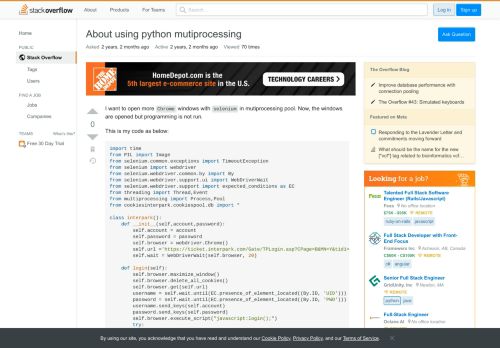 
                            11. About using python mutiprocessing - Stack Overflow