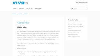 
                            8. About Vivo – Vivo Help