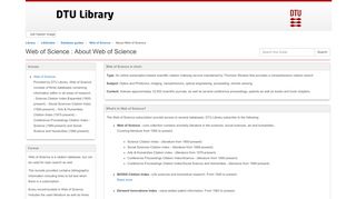 
                            9. About Web of Science - Web of Science - LibGuides at Technical ...
