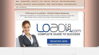 
                            13. ABOUT | Welcome to Loadi360 : Global Online Business
