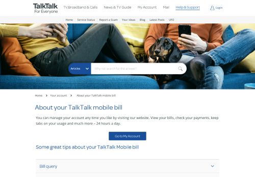 
                            6. About your TalkTalk mobile bill - TalkTalk Community