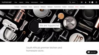
                            9. About Yuppiechef - SA's premier online kitchen & homeware store.