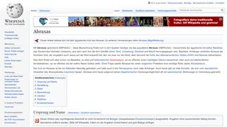 
                            8. Abraxas – Wikipedia