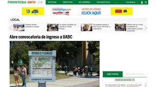 
                            9. Abre convocatoria de ingreso a UABC - Frontera.info