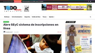 
                            8. Abre SEyC sistema de inscripciones en línea - Todo Incluido - Revista