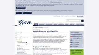 
                            3. Abrechnung im Notarztdienst - Kassenärztliche Vereinigung ... - KVB