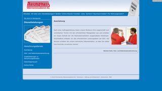 
                            10. Abrechnungsdienste - Thermomess Wärmemessdienst AG