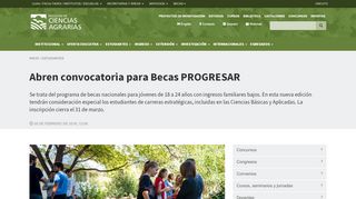 
                            13. Abren convocatoria para Becas PROGRESAR - Facultad de Ciencias ...