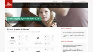 
                            11. ABRSM: Downloads Store: Home Page