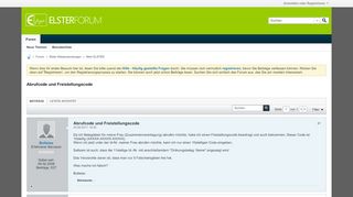 
                            6. Abrufcode und Freistellungscode - Elster-Forum