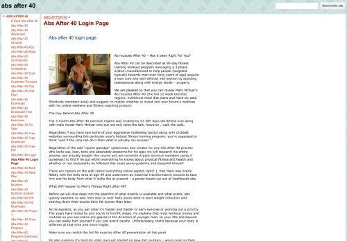 
                            4. Abs After 40 Login Page - Google Sites