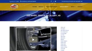 
                            10. ABS Wheel Sensor in VideoCity, VideoState - MRI AutoCare