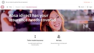 
                            4. Absa | Absa idirect car, home and home contents insurance