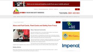 
                            9. Absa and Fuel Cards, Fleet Cards and Safety from Fraud - Arrive Alive