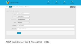 
                            10. ABSA Bank Bursary South Africa 2018 – 2019