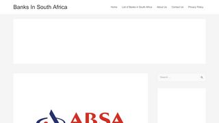 
                            10. ABSA Bank e Contract - Banks In South Africa