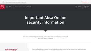 
                            12. Absa | Online security information