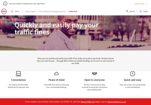 
                            13. Absa | Pay your traffic fines