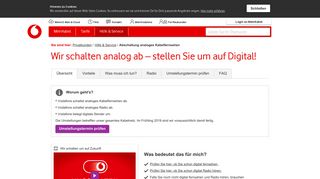 
                            1. Abschaltung analoges Kabelfernsehen - Vodafone Kabel Deutschland ...
