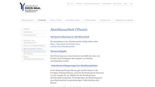 
                            12. Abschlussarbeit (Thesis) | Hochschule Rhein-Waal