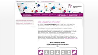 
                            7. Abschlussarbeit und Diplomarbeit - Diplomarbeiten BBS